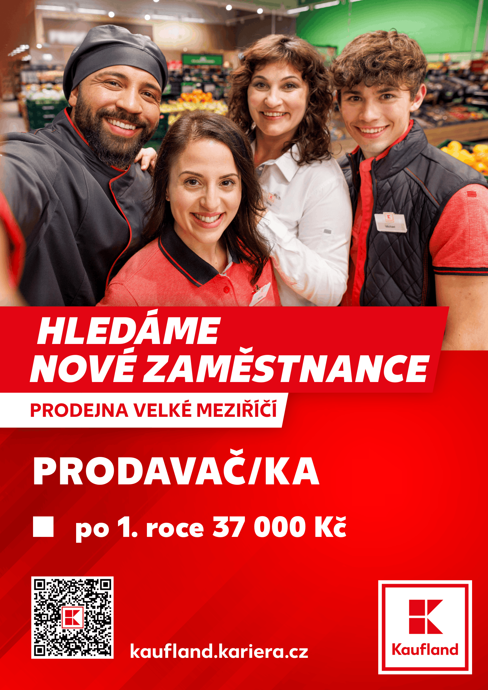 Obec Žďárec - Nabídka práce – KAUFLAND  Velké Meziříčí